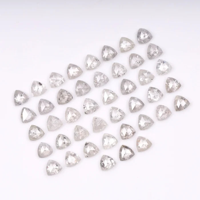 4.50 MM, Trillion Cut Salt And Pepper Diamond