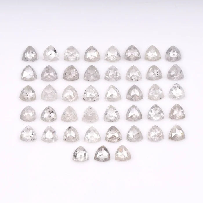 4.50 MM, Trillion Cut Salt And Pepper Diamond