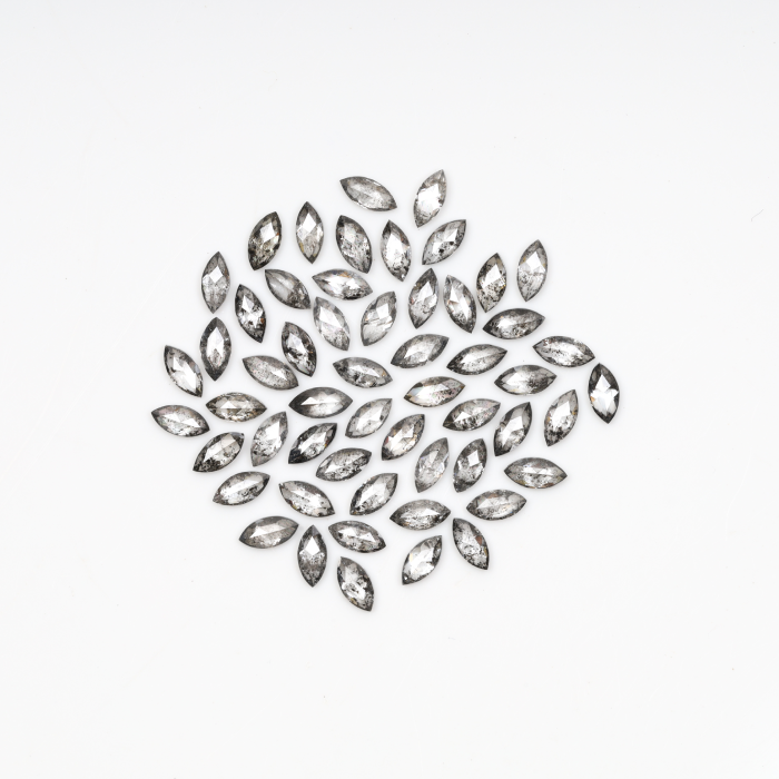 4.0 x 2.0 MM Salt and Pepper Marquise Cut Diamond – Loose Natural Stone