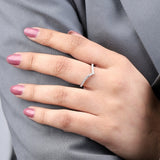 Chevron Engagement Ring