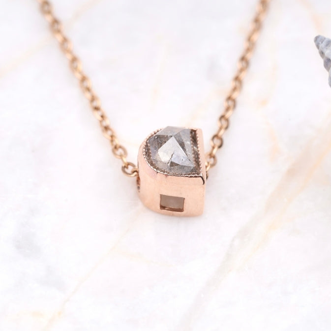 Half Moon Pendant Necklace