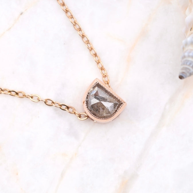 Half Moon Pendant Necklace