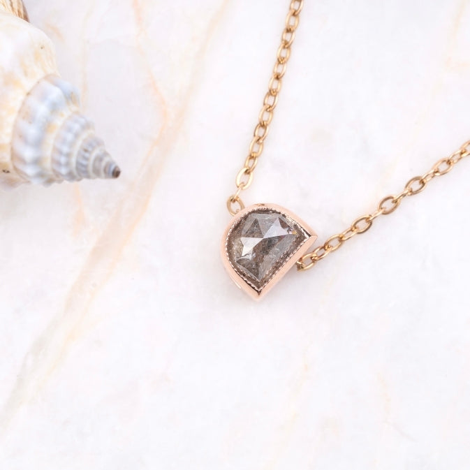 Half Moon Pendant Necklace
