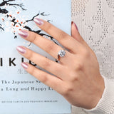 Round Brilliant Cut Tension Set Solitaire Engagement Ring
