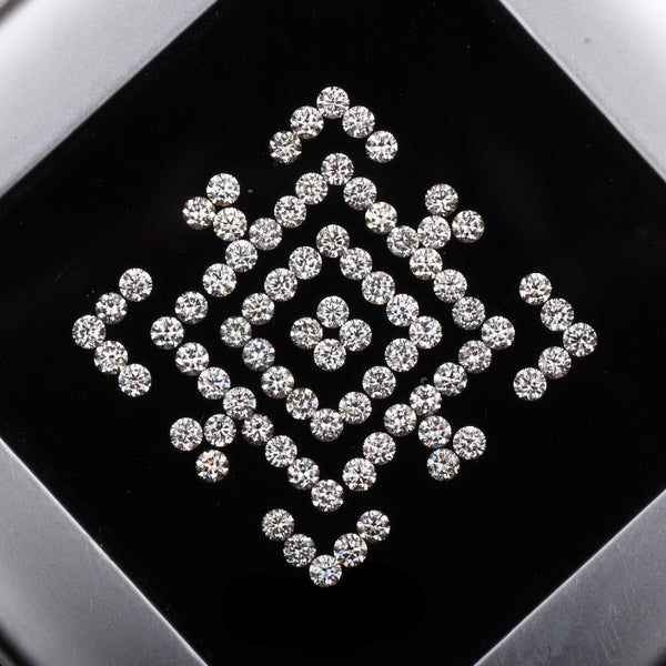 2.2 MM Natural White Round Brilliant Cut Diamond Natural Loose Diamond