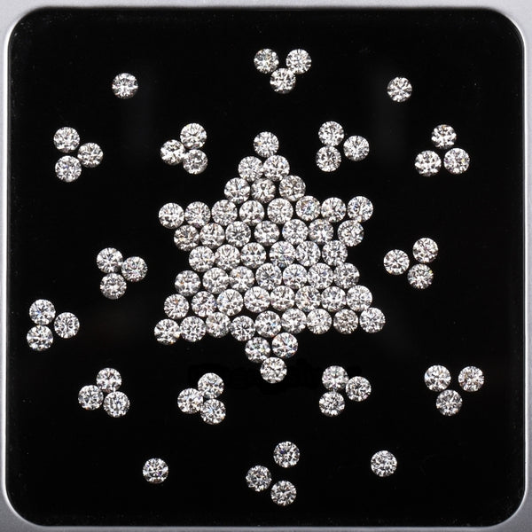 1.4 MM Natural Loose Diamond Round Brilliant Cut Diamond Natural White Diamond For Earring