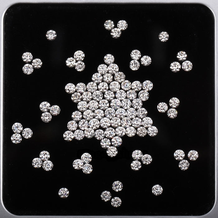 1.4 MM Natural Loose Diamond Round Brilliant Cut Diamond Natural White Diamond For Earring