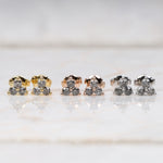 Load image into Gallery viewer, Trio Diamond Earring Stud Pair
