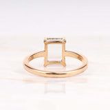 Radiant diamond ring displayed in open jewelry box