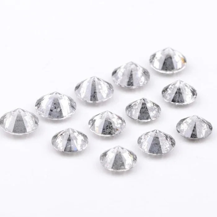 5.00 MM Round Brilliant Cut Salt & Pepper Diamond