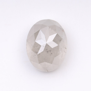 5.04 CT Oval Cut Natural Salt And Pepper Diamond