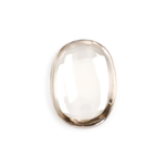 lab grown champagne oval cut cabochon diamond