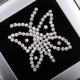 1.5 MM Natural Loose Diamond Natural White Round Brilliant Cut Diamond For Earring