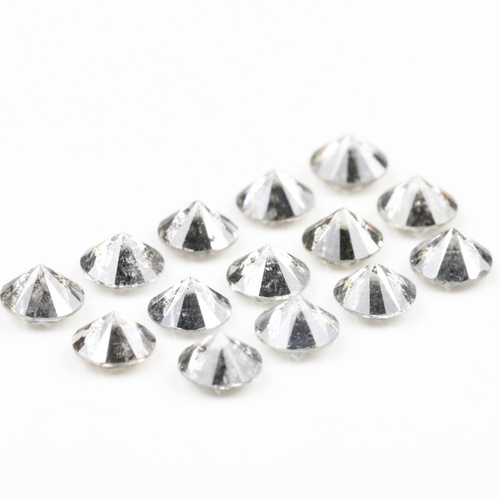 4.2 MM Salt And Pepper Round Brilliant Cut Diamond