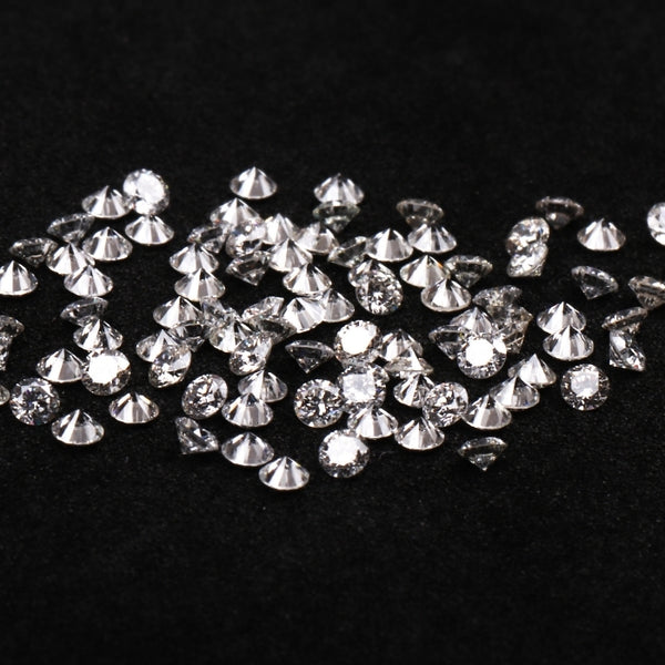 1.4 MM Natural White Round Brilliant Cut Diamond Natural Loose Diamond For Earring