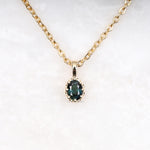 Load image into Gallery viewer, Oval Sapphire Pendant
