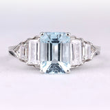 Vintage-Inspired Emerald Cut Engagement Ring