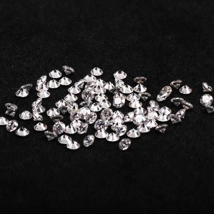 1.8 MM Natural White Round Brilliant Cut Diamond Natural Loose Diamond For Earring
