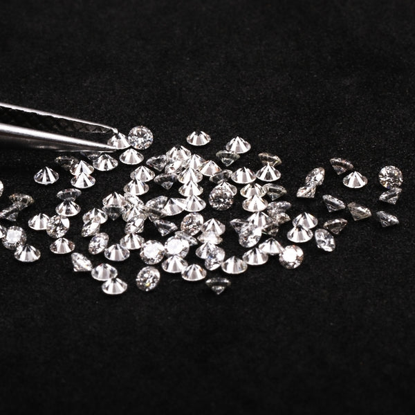1.8 MM White Round Brilliant Cut Diamond Natural Loose Diamond For Earrings