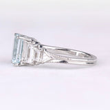 Vintage-Inspired Emerald Cut Engagement Ring