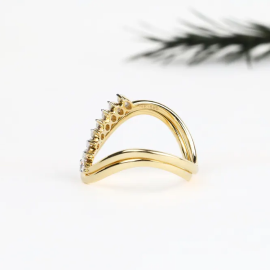 Marquise Cut Diamond Band