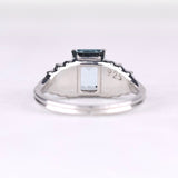 Vintage-Inspired Emerald Cut Engagement Ring