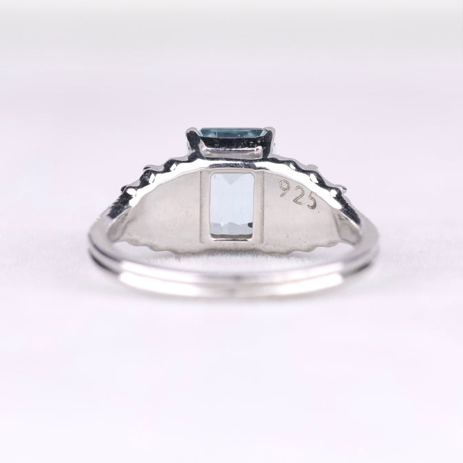 Vintage-Inspired Emerald Cut Engagement Ring