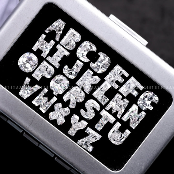 Alphabets Shaped Lab Grown Diamond