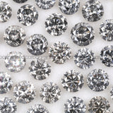 Salt and Pepper Brilliant Cut Melee Diamond - Minimal Carbon