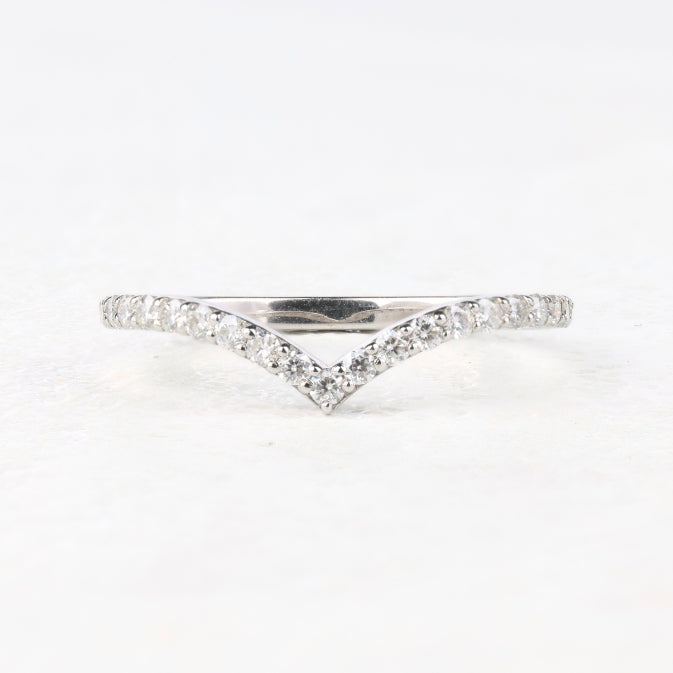 Chevron Engagement Ring