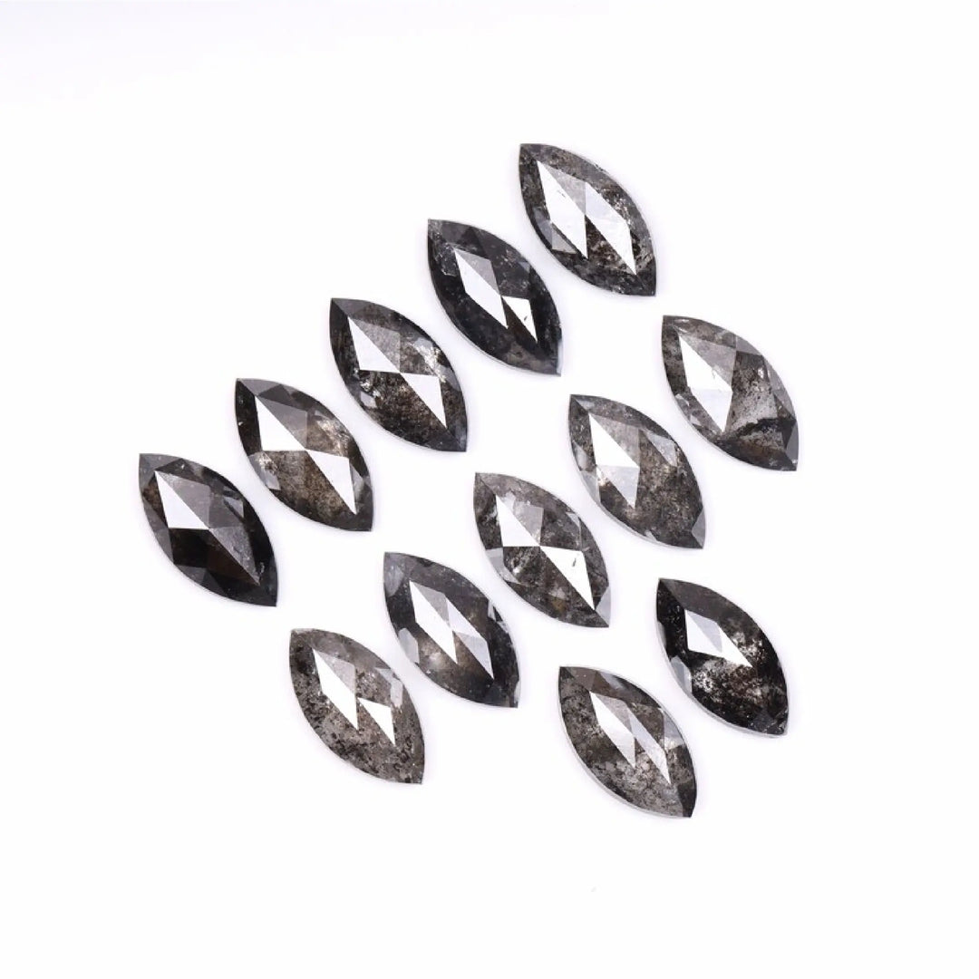 6.0 X 3.0 MM Salt and Pepper Marquise Cut Diamond