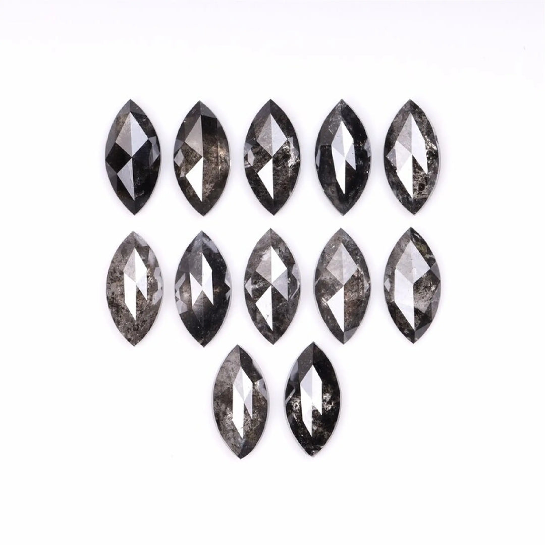 6.0 X 3.0 MM Salt and Pepper Marquise Cut Diamond