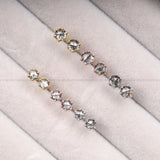 Solitaire Stud Diamond Earring Pair - Minimal Carbon