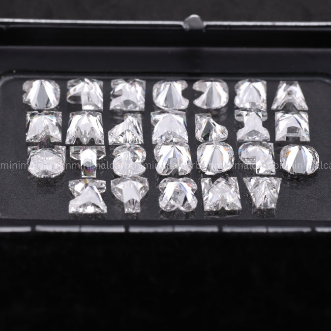 Alphabets Shaped Lab Grown Diamond