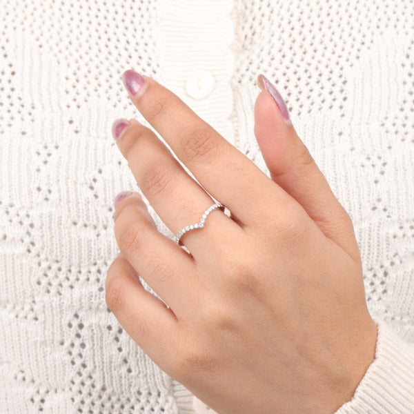 Chevron Engagement Ring
