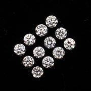 2.7 MM Natural White Round Brilliant Cut Diamond Natural Loose Diamond For Earring