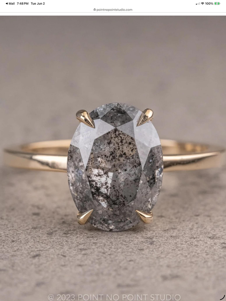 Oval Diamond Ring