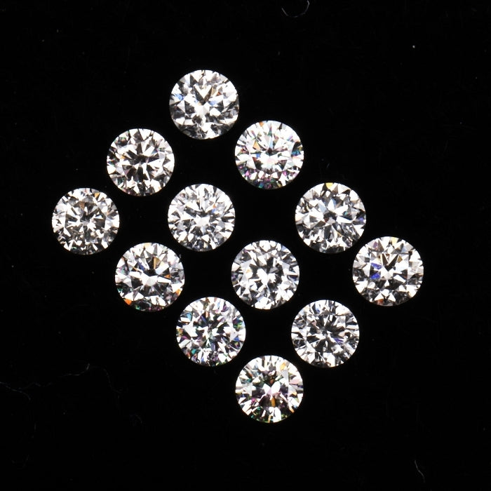 2.7 MM Natural White Round Brilliant Cut Diamond Natural Loose Diamond For Earring