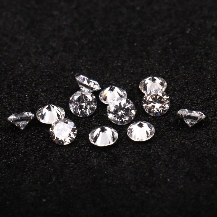 1.7 MM Natural Loose Diamond Natural White Round Brilliant Cut Diamond For Earring