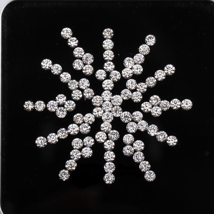 1.3 MM Natural White Round Brilliant Cut Diamond Natural Loose Diamond
