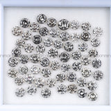Salt and Pepper Brilliant Cut Melee Diamond - Minimal Carbon