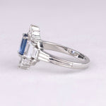 Load image into Gallery viewer, Oval Sapphire Diamond Ring
