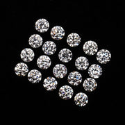 2.5 MM Natural Loose Diamond Natural White Round Brilliant Cut Diamond For Earring & Ring