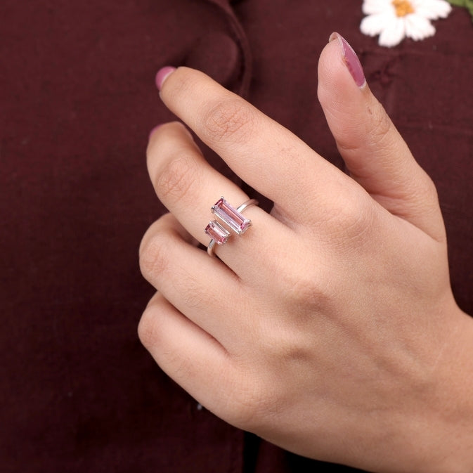 Pink Tourmaline Ring