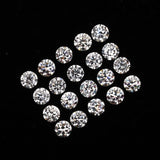 2.5 MM Natural Loose Diamond Natural White Round Brilliant Cut Diamond For Earring & Ring