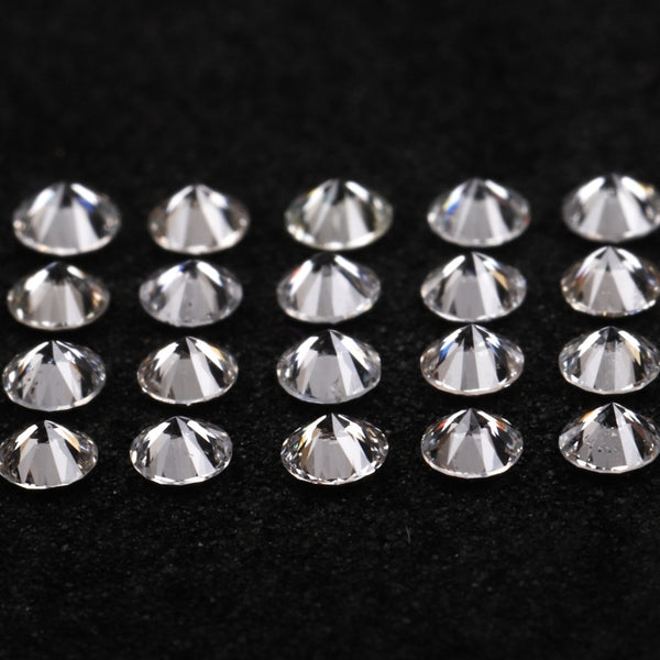 2.4 MM Natural Loose Diamond Round Brilliant Cut Diamond For Ring