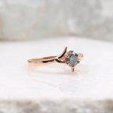 Solitaire Ring 4 Prong Ring - Minimal Carbon