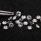 1.7 MM Natural Loose Diamond Natural White Round Brilliant Cut Diamond For Earring