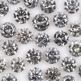Salt and Pepper Brilliant Cut Melee Diamond - Minimal Carbon