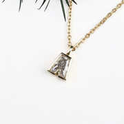 A Alphabet Lab Grown Diamond Necklaces - Minimal Carbon